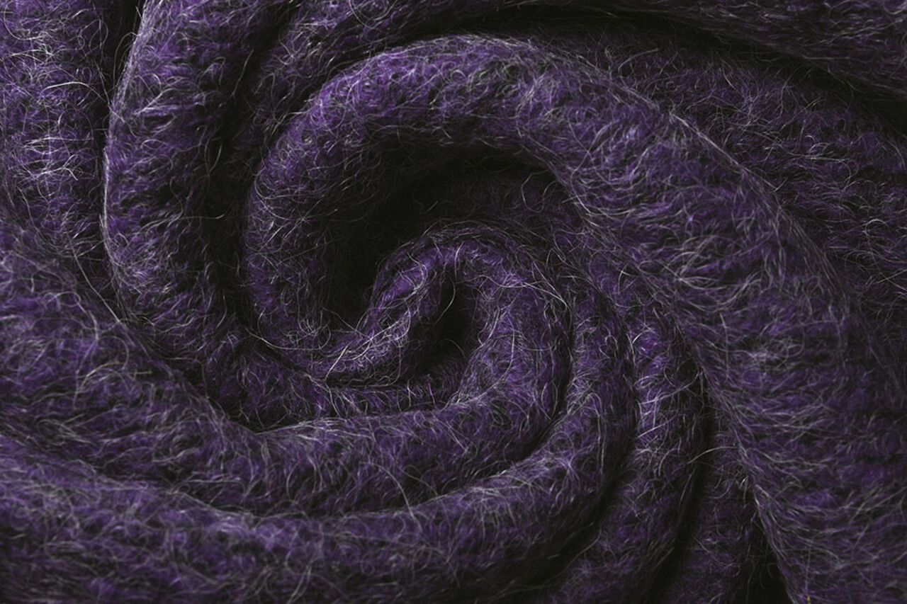 Bouclé Alpaca Purple