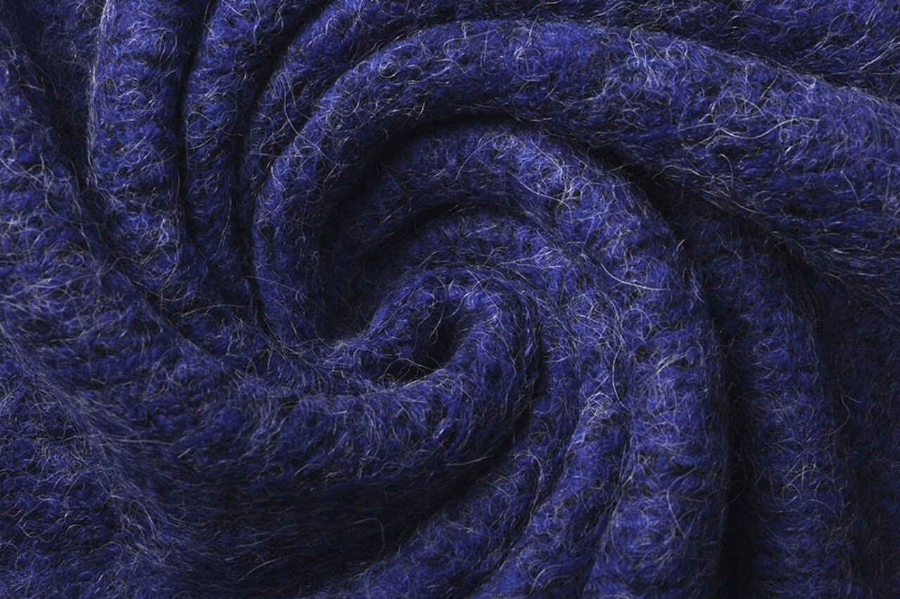 Bouclé Alpaca Koningsblauw Bouclé Alpaca Koningsblauw