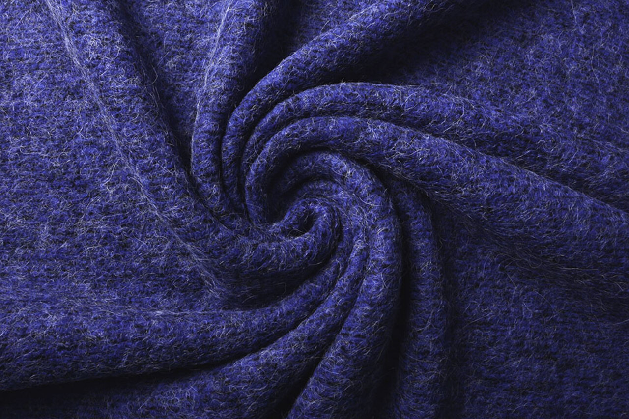 Bouclé Alpaca Blu Reale Bouclé Alpaca Blu Reale