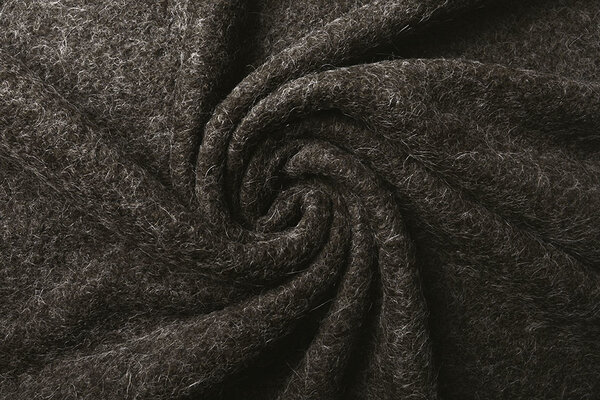 Bouclé Alpaca Marrón Oscuro