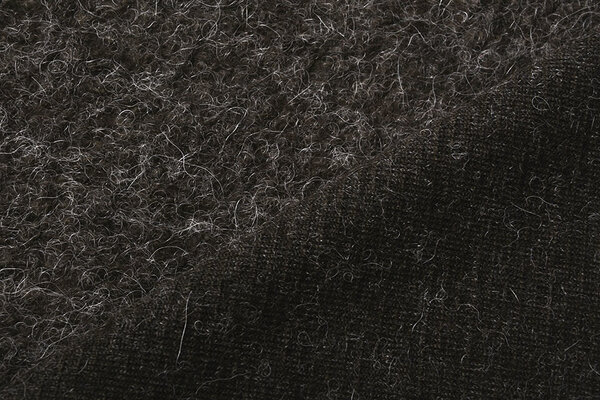 Bouclé Alpaca Marrón Oscuro