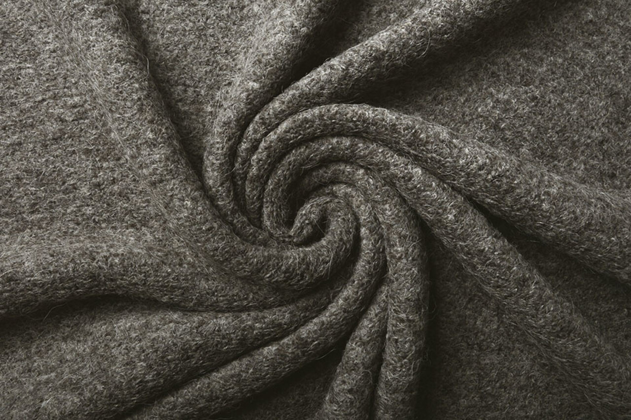 Bouclé Alpaca Grey