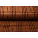 Scuba Scamosciato Thick Jacquard Quadri Arancione Mattone Scuba Scamosciato Thick Jacquard Quadri Arancione Mattone