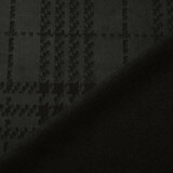 Scuba Ante Thick Jacquard Cuadros Negro Scuba Ante Thick Jacquard Cuadros Negro