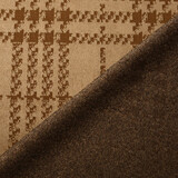 Scuba Suede Thick Jacquard Checkered Camel Scuba Suede Thick Jacquard Checkered Camel