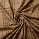 Scuba Suede Thick Jacquard Ruit Camel