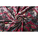Jersey Fabric Tie-Dye Fiori Blu Jersey Fabric Tie-Dye Fiori Blu