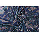 Jersey Tela Tie Dye Flores Azul Jersey Tela Tie Dye Flores Azul
