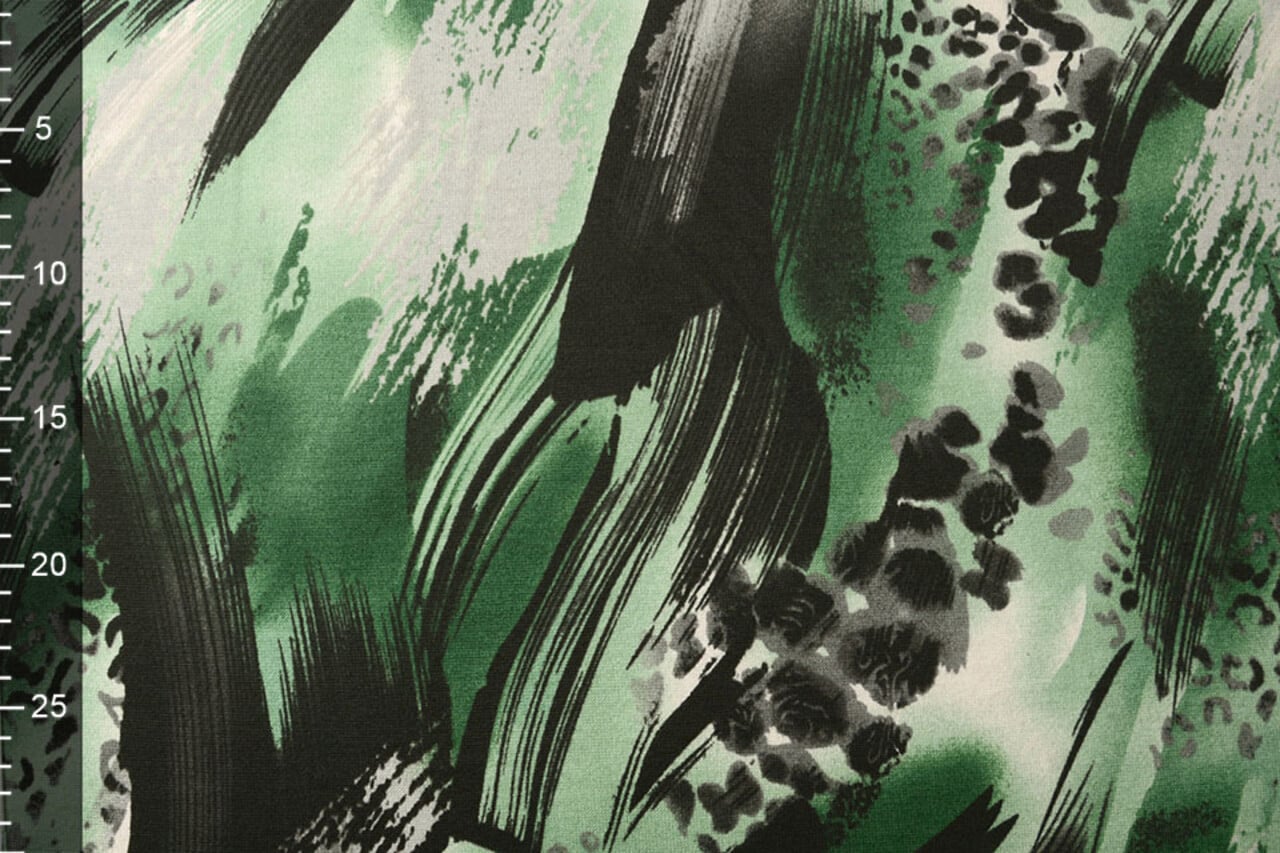 Jersey Tessuto Leopardo Swipes Verde Jersey Tessuto Leopardo Swipes Verde