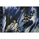 Jersey Tissu Léopard Swipes Bleu Jersey Tissu Léopard Swipes Bleu