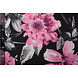 Jersey Tessuto Acquerello Fiori Rosa