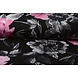 Jersey Tissu Aquarel Fleurs Rose