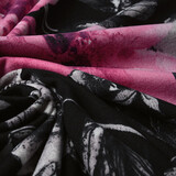 Jersey Fabric Aquarel Flowers Pink Jersey Fabric Aquarel Flowers Pink