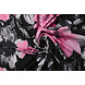Jersey Tissu Aquarel Fleurs Rose