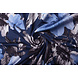 Jersey Tela Acuarela Flores Azul
