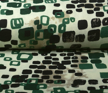 Jersey Fabric Blocks Green