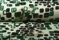 Jersey Stof Blokken Groen Jersey Stof Blokken Groen