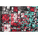 Jersey Tessuto Squares Multicolore Jersey Tessuto Squares Multicolore