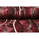 Jersey Tessuto Leopardo Righe Rosso
