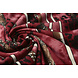 Jersey Tissu Léopard Rayures Rouge Jersey Tissu Léopard Rayures Rouge
