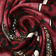 Jersey Fabric Panther Stripes Red