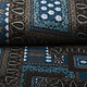 Jersey Fabric Ornament Ahlat Blue