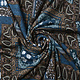 Jersey Fabric Ornament Ahlat Blue