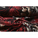 Jersey Tela Hojas Rojo
