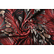 Jersey Tela Hojas Rojo
