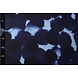 Jersey Tessuto Painted Pois Blu