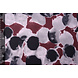 Jersey Tessuto Painted Pois Rosso Jersey Tessuto Painted Pois Rosso