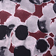 Jersey Fabric Painted Dots Red