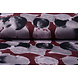 Jersey Tessuto Painted Pois Rosso Jersey Tessuto Painted Pois Rosso