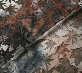 Oeko-Tex®  Viscose Jersey Tie Dye Maple Leaves Oeko-Tex®  Viscose Jersey Tie Dye Maple Leaves