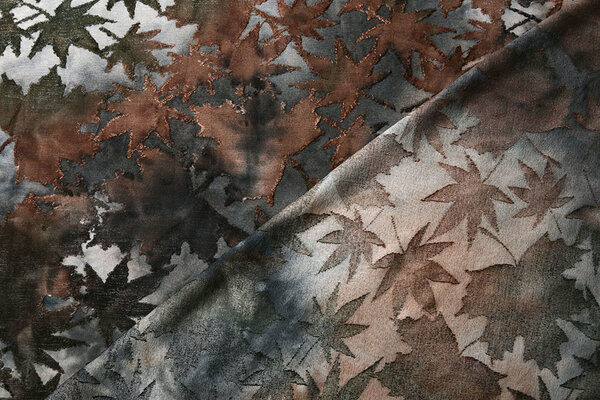 Oeko-Tex® Jersey Viscose Tie Dye Esdoorn Feuilles Oeko-Tex® Jersey Viscose Tie Dye Esdoorn Feuilles