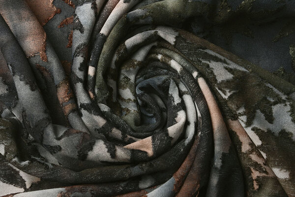 Oeko-Tex®  Viscose Jersey Tie Dye Maple Leaves Oeko-Tex®  Viscose Jersey Tie Dye Maple Leaves