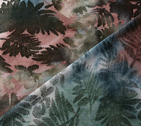 Oeko-Tex®  Viscose Jersey Tie Dye Palmenblätter