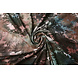 Oeko-Tex® Punto Viscosa Tie Dye Hojas de Palmera Oeko-Tex® Punto Viscosa Tie Dye Hojas de Palmera