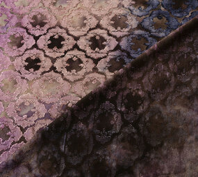 Oeko-Tex®  Viscose Jersey  Tie Dye Oriental Circle Purple Oeko-Tex®  Viscose Jersey  Tie Dye Oriental Circle Purple