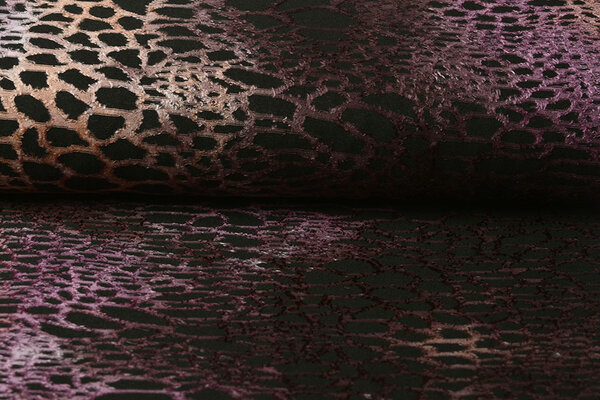 Oeko-Tex®  Viscose Jersey Tie Dye Schlange Dunkel Oeko-Tex®  Viscose Jersey Tie Dye Schlange Dunkel