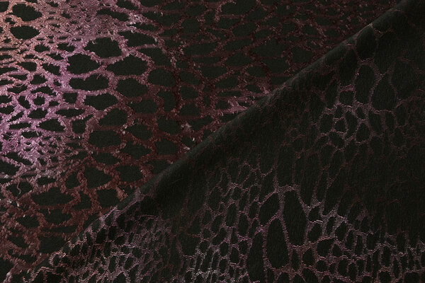 Oeko-Tex®  Viscose Jersey Tie Dye Schlange Dunkel Oeko-Tex®  Viscose Jersey Tie Dye Schlange Dunkel