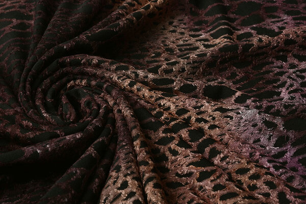 Oeko-Tex®  Viscose Jersey Tie Dye Schlange Dunkel Oeko-Tex®  Viscose Jersey Tie Dye Schlange Dunkel