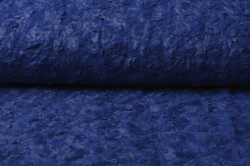 Hairy Fur Astranimo Cobalt Blue Boelens Modestoffen