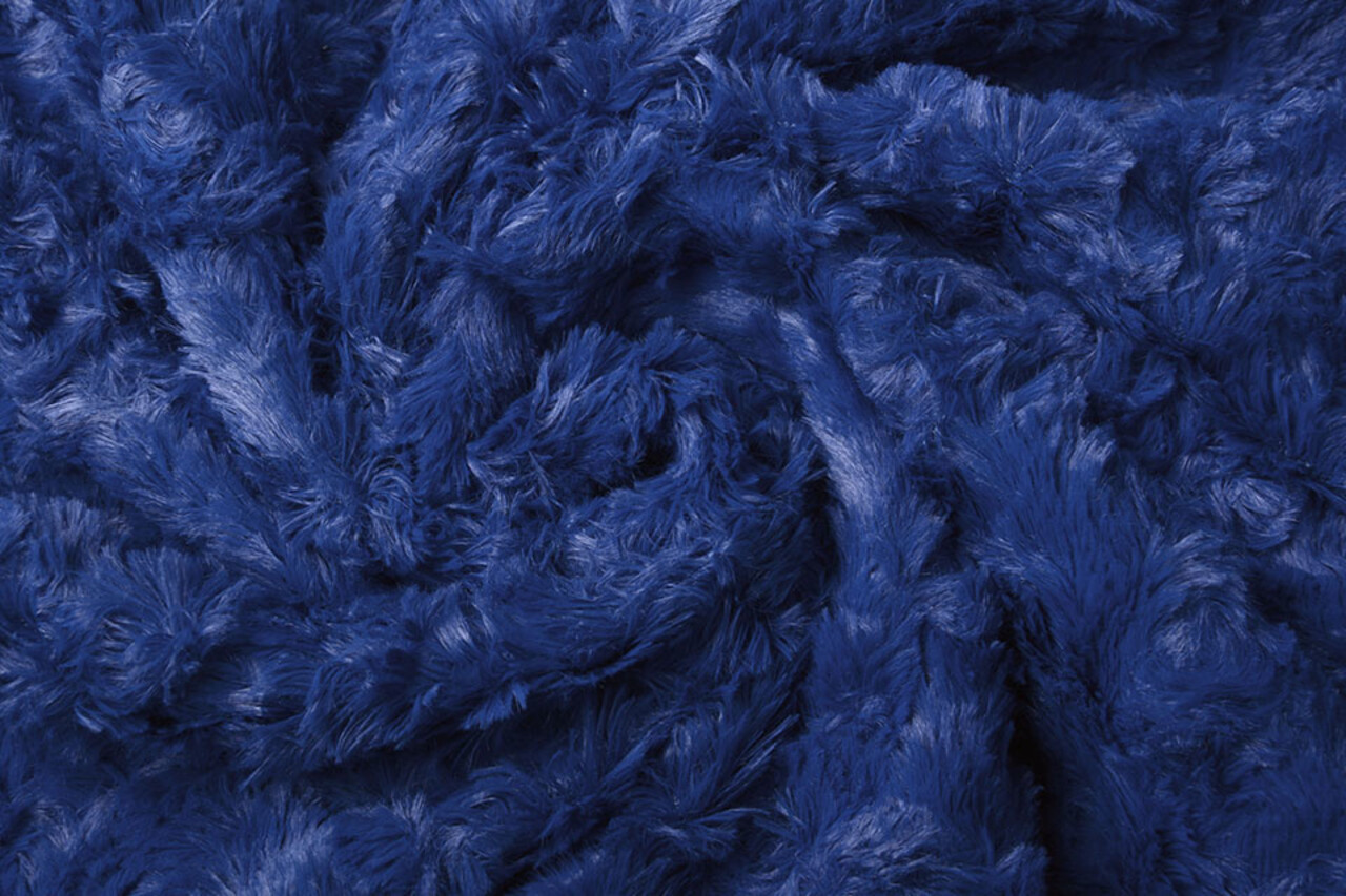 Harige Bont Astranimo Kobalt Blauw Harige Bont Astranimo Kobalt Blauw