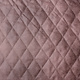 Quilted Alcantara Suede Old Pink