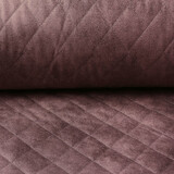 Quilted Alcantara Suede Old Pink Quilted Alcantara Suede Old Pink