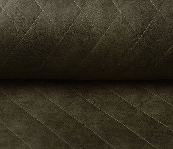 Quilted Alcantara Suede Taupe - Boelens Modestoffen