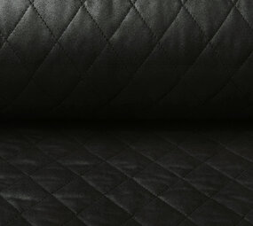 Gewatteerde Alcantara Suede Zwart Gewatteerde Alcantara Suede Zwart