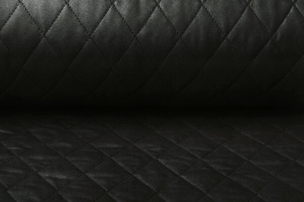 Matelassé Alcantara Daim Noir