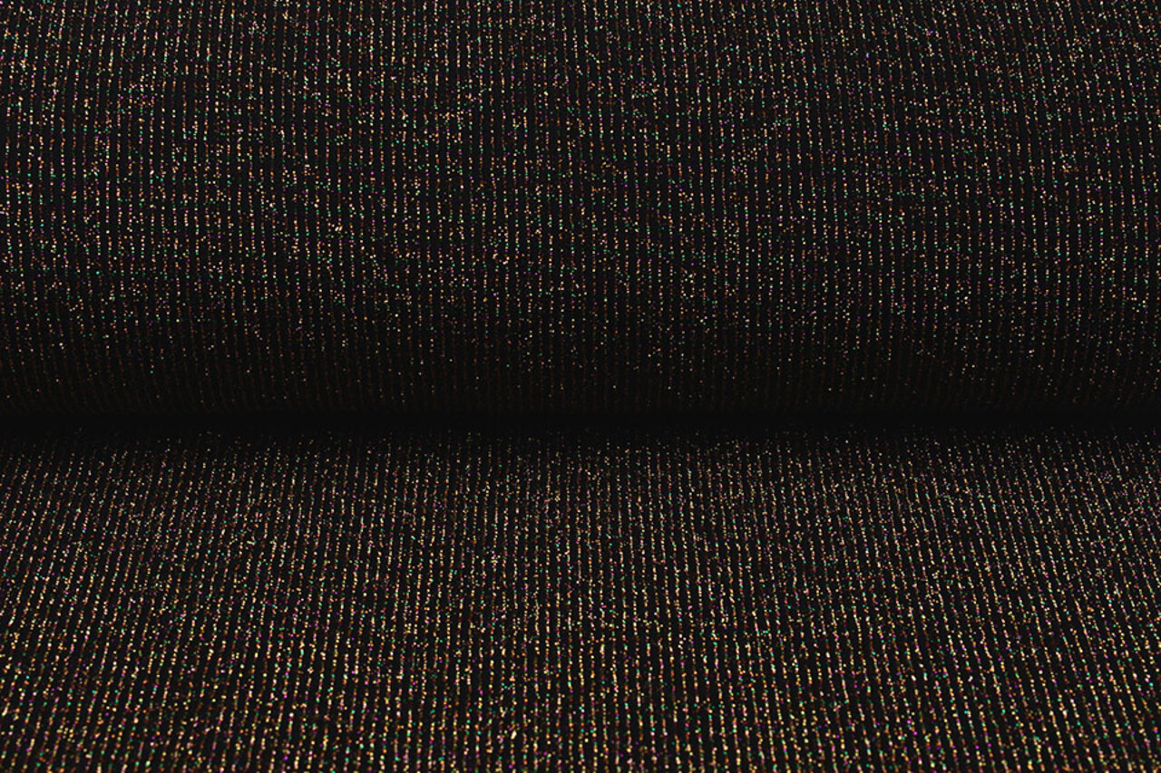 Jersey Lurex Glitzer Multi Gold Jersey Lurex Glitzer Multi Gold